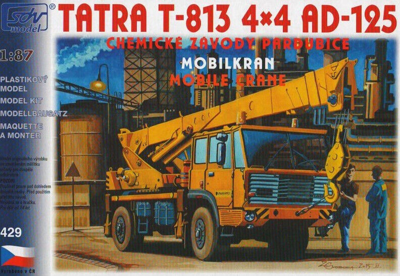 SDV 429, Tatra 813 Kran AD-125, 4x4,  1/87, H0,