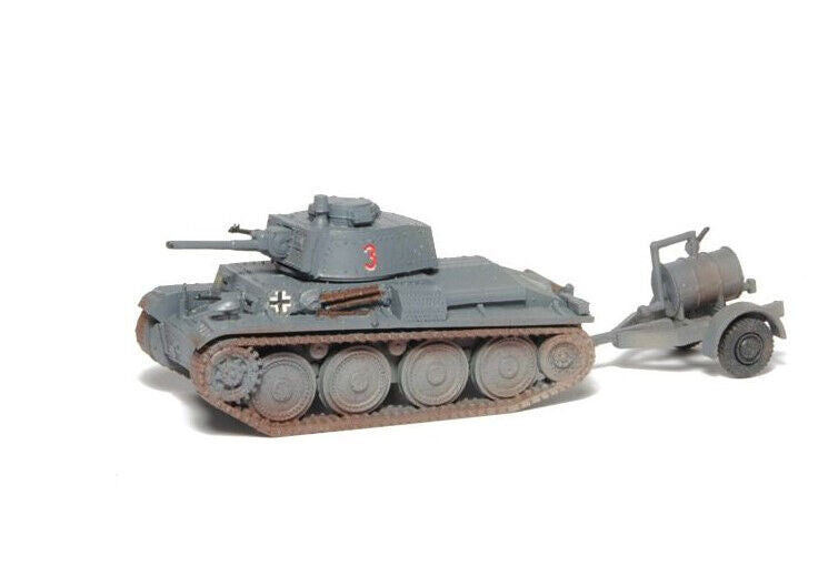 SDV 87132, Panzer 38(T)  mit Anhänger, Plastikbausatz 1/87, H0,