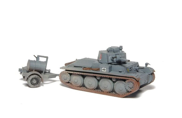 SDV 87132, Panzer 38(T)  mit Anhänger, Plastikbausatz 1/87, H0,