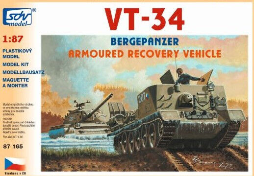 SDV 87165, VT 34, Bergepanzer,   Plastikbausatz 1/87, H0,