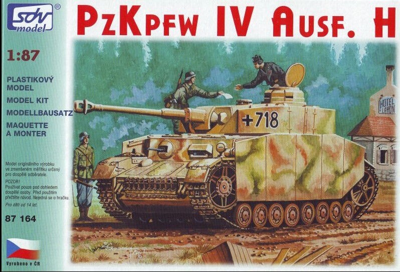 SDV 87164, Panzer IV, Ausf. H, Plastikbausatz 1/87, H0,